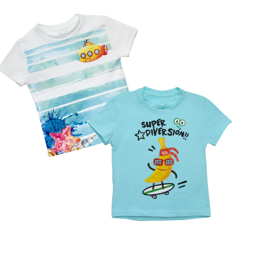 Promoción 2 camisetas para niño - Woonkie